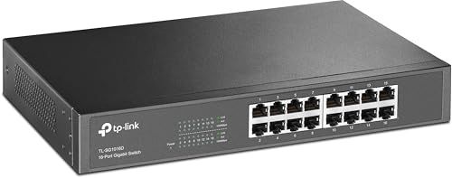 TP-Link TL-SG1016D 16-poorts Gigabit Switch, zwart