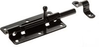 Schuifslot - staal verzinkt - zwart - schuifgrendel - 5 x 10 cm - profielrolschuiven / poortslot / hekgrendel