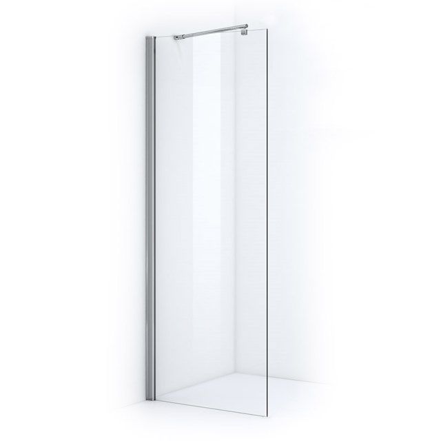 Maxaro Douchewand Inloopdouche 90cm Veiligheidsglas 6mm Chroom
