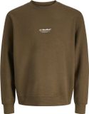 JACK & JONES JJESOHO SWEAT CREW NECK NOOS Heren Sweatshirt L Cocoa