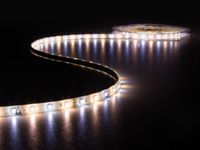 Perel Set met LED-strip, controller en voeding, 300 heldere 3528 LED's, 5 m, warm en koud wit