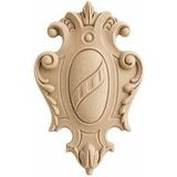Gedotec Ornements en pâte de bois, modèle 94 Dimensions : 192 x 120 mm