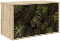 vidaXL - Wand - gemonteerd - TV - Kast - ELBURG - 69 x 33 x 40 cm - Sonoma Eiken