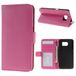 LD Case A000141 Hardcase voor Samsung Galaxy S6 G920 met kaartenvak, roze