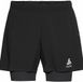 ODLO Hardloopshort Zwart - 7613361813924