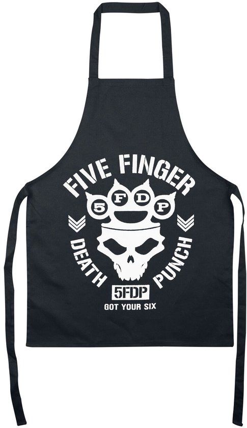 Five Finger Death Punch Unisex Barbecueschort - Neutraal - Standard