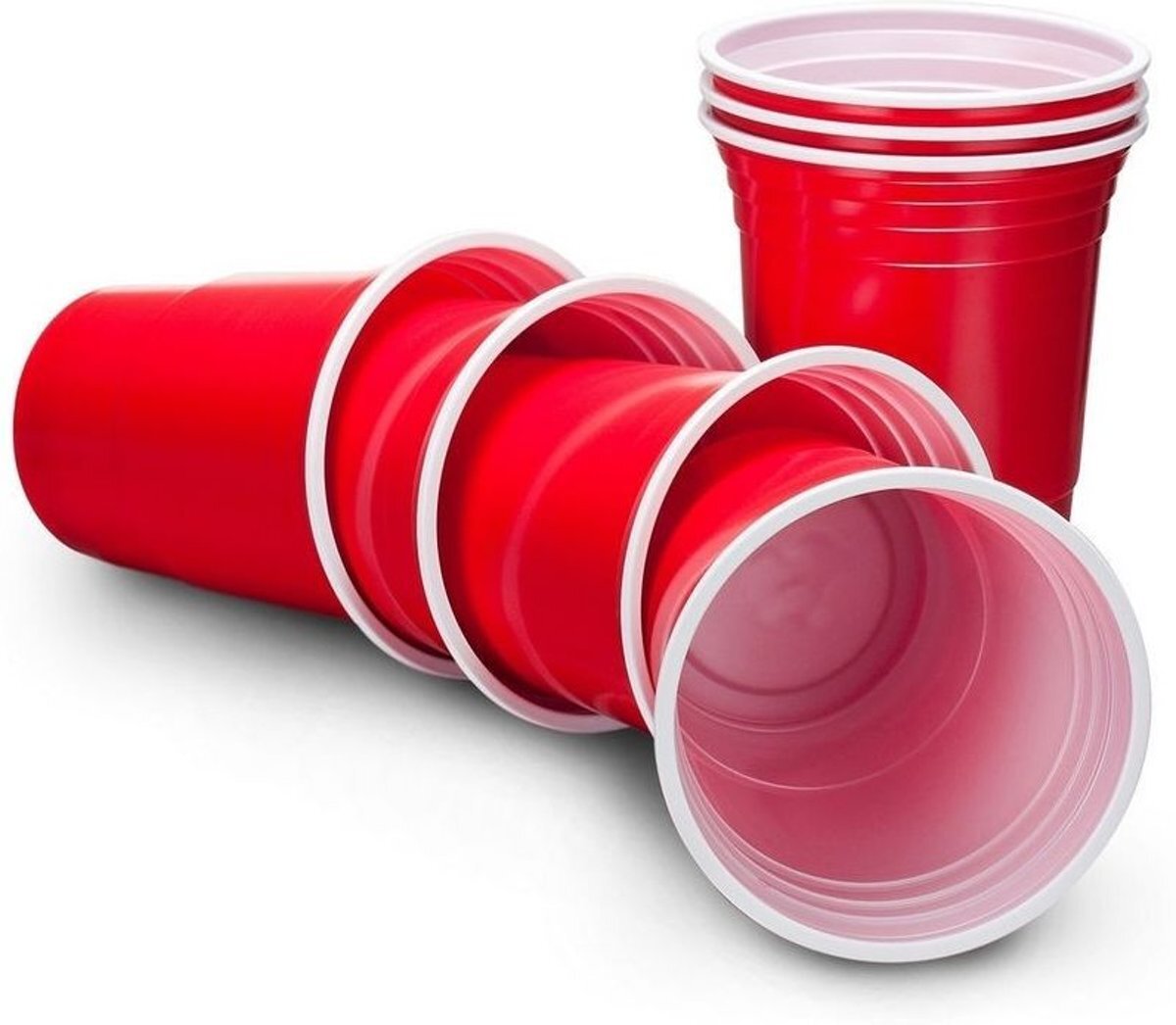 Out of the Blue red party cups Beer Pong