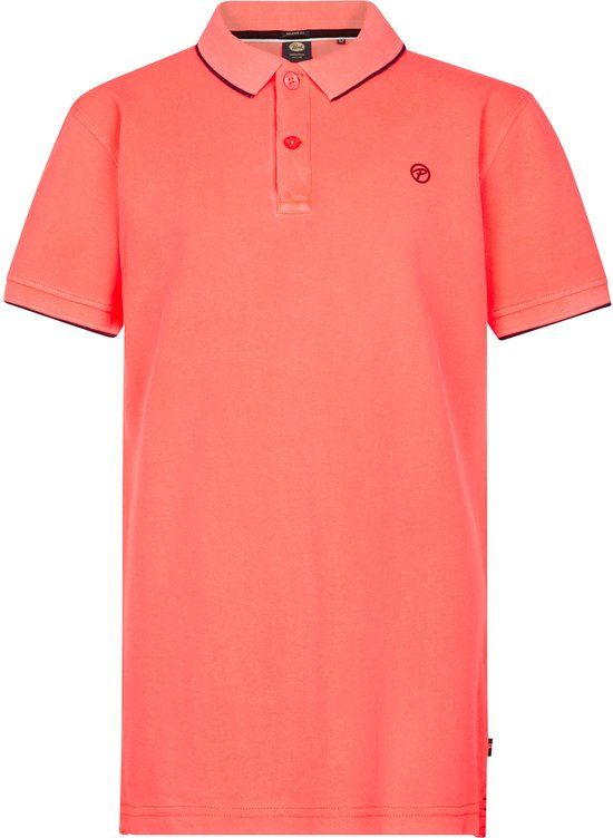 Petrol Industries Jongens Piqué Polo Olas - Roze - Maat 176