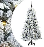 vidaXL Sapin de Noël artificiel avec 150 LED, Blanc, 150 cm