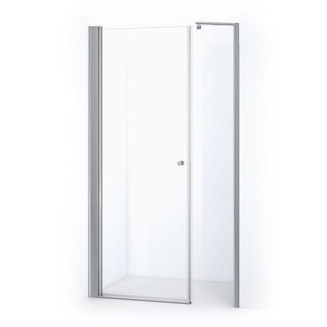Maxaro Douchewand met Draaideur Zircon Comfort 140cm Chroom - 6095824635617