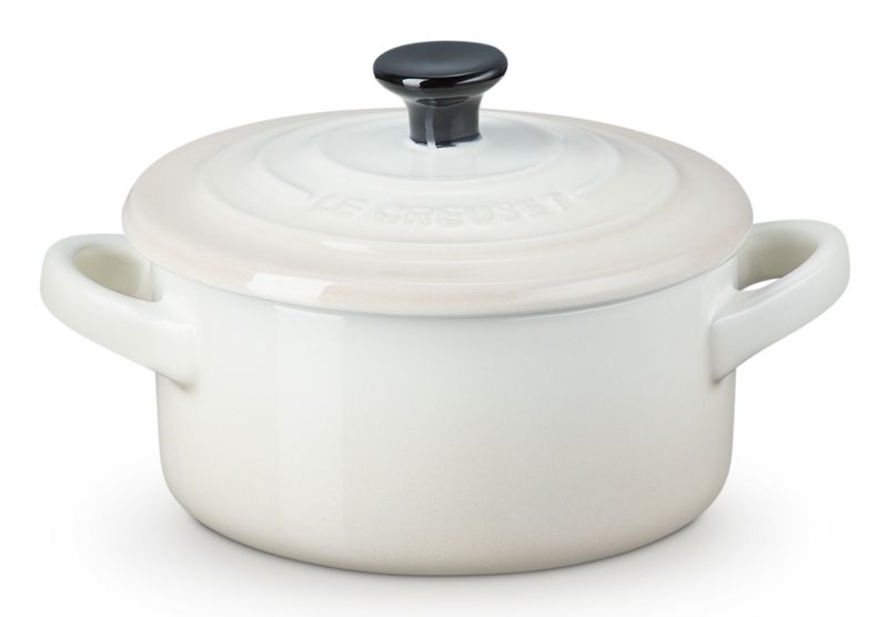 Le Creuset Mini Braadpan - Signature - Meringue - 10cm / 250ml - Wit