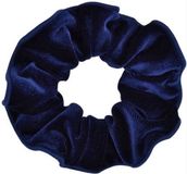 CHPN - Fluwelen Scrunchie - Haarelastiek - Donkerblauw