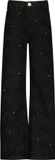 Vingino Cato Star Meisjes Jeans - Maat 170 - Washed black