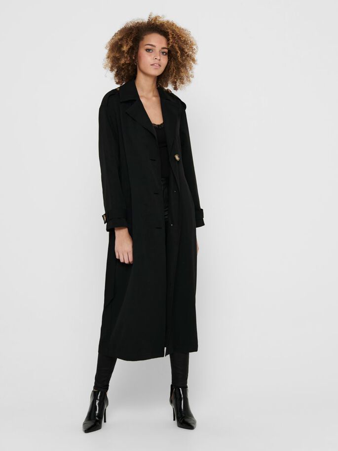 ONLY ONLLINE Women's Coat Black L