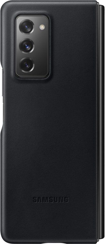 Samsung Leather Hoesje - Samsung Galaxy Z Fold 2 - Zwart