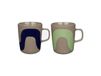 Marimekko Mug Seireeni 25 cl, lot de 2 Terra-bleu foncé-menthe
