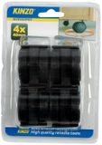 Kinzo - set van 4 zwenkwielen voor meubels - Ø 40mm - 25 kg draagkracht per rol