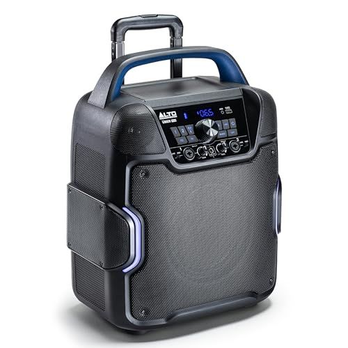 ALTO UBER FX2 200W Draagbaar PA-Luidsprekersysteem met Oplaadbare Batterij, Bluetooth, 2-Kanaals Mixer met EQ en FX, Opladen via USB