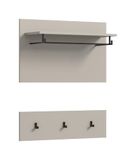 xonox.home Wandgarderobe Canu 80x73x27 cm kasjmier beige