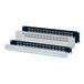 Schroff panneau avant, ventilé, 2 U, 2,5 mm, Al, RAL 7021