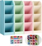 Goodivery ® Magnifique set d'organisateurs de bureau pour stylos et accessoires avec un design polyvalent