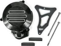 TNT SPO moto scooter TNT ontstekingsdeksel voor Derbi 50 Senda motor 1996-2005 zwart en carbon nieuw