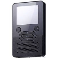 ELVANZA Draagbare speler, Bluetooth-muziekspeler, 1,8-inch scherm, compatibel met TF-kaarten, 32 GB, zwart