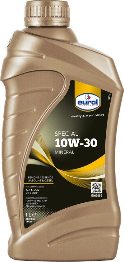 Eurol Special 10W30 Olie 1L - Mineraal - 4-takt - Benzine - Auto