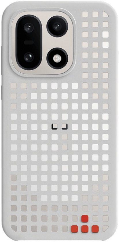 OnePlus Hole-Pattern Magnetic Case - Grijs - voor OnePlus 15