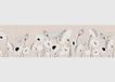 Abstractiebloemen AG Design Abstractiebloemen Zelfklevende rand, keuken, woonkamer, muursticker, meerkleurig | 500 x 13,8 cm | AWB 8410
