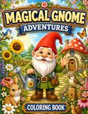 Magical Gnome Adventures Coloring Book