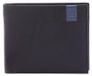 Renato Balestra Portefeuille Homme Cuir Véritable Noir Black B UNICA 9.5x12x2.5 cm 1568-DROWS-NERO