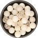 Merkloos / Sans marque Kaemingk B.V. Kerstballen - 37x stuks - gebroken wit - 6 cm - kunststof