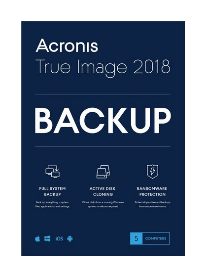 Acronis True Image 2018 1PC/MAC