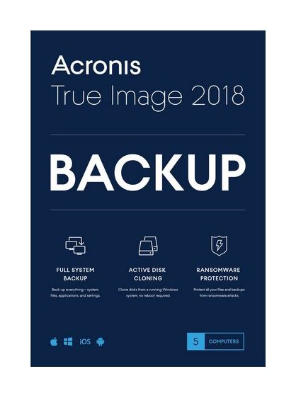 Acronis True Image 2018 1PC/MAC - 8718469573196