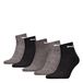 PUMA Chaussettes courtes mixtes, Anthracit/Gris, 39-42 EU