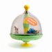 alldoro 16802 68020 Spinning top met bewegende tractor en aanhangwagen, twee bewegende dieren en realistische geluiden, inclusief batterijen, voor kinderen van 18 maanden en ouder