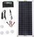 Merkloos 30W Draagbaar Zonnepaneel met 12V Connector Kit en 30A Laadregelaar