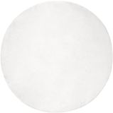 vidaXL Tapis antidérapant en fausse fourrure de lapin OLITE Blanc