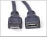PremiumCord Extension cable micro USB 2.0 male-female, black 3m