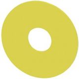 Siemens 3SU1900-0BB31-0AA0 3SU19000BB310AA0 Onderlegring Rond (Ø) 75 mm Zonder opdruk Geel, Zwart 10 stuk(s) Piece
