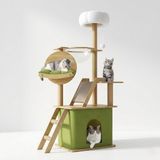 Poteau griffoir Arbre à chat - 150 cm - Sisal - Avec hamac