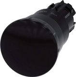 Siemens 3SU10001HB100AA0 Paddenstoelknop Zwart