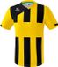 Erima Siena 3.0 Shirt Korte Mouw Heren - Zwart / Geel | Maat: XXL