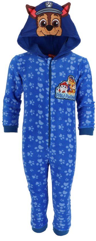 4KidsOnly Mister License Paw Patrol Onesie - Maat 110/116 - Polyester - Pyjama - Blauw