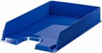 Esselte Brievenbakje/postvakje - 3x - blauw - A4 formaat - stapelbaar - bureau organizer