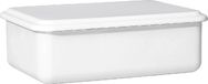 Riess conteneur de stockage, émaillé, Serve + Store | Blanc, 23x15x7cm