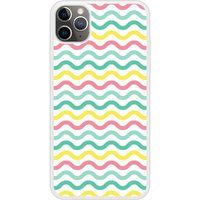 iPhone 11 Pro Max Vagues colorees siliconen hoesje