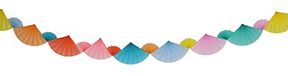 Folat 18989 Waaier Slinger Pastel - 4 meter