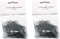 Stern Fabrik Steekkrammen - 100x stuks - 50 mm - Zilver - Metaal
